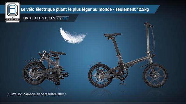 velo electrique pliable leger