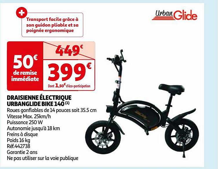 velo electrique urban glide