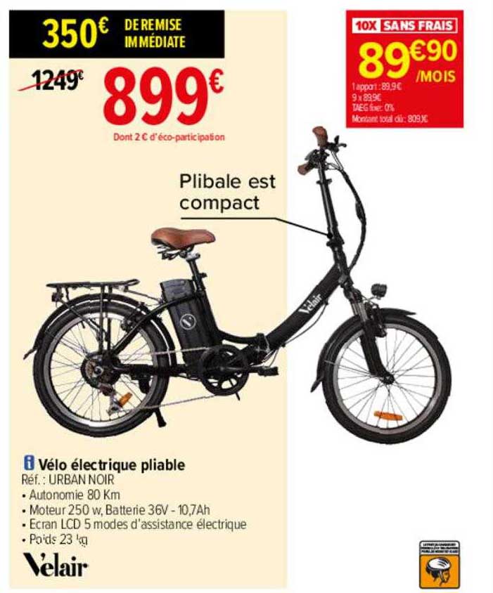 velo electrique velair